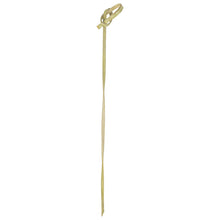 Wholesale Restaurantware Natural Bamboo Twisted Knot Pick - 6in x.5in 100 CT- Bulk