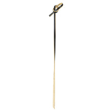 Restaurantware Black Bamboo Twisted Knot Pick - 6in x.5in 100 CT