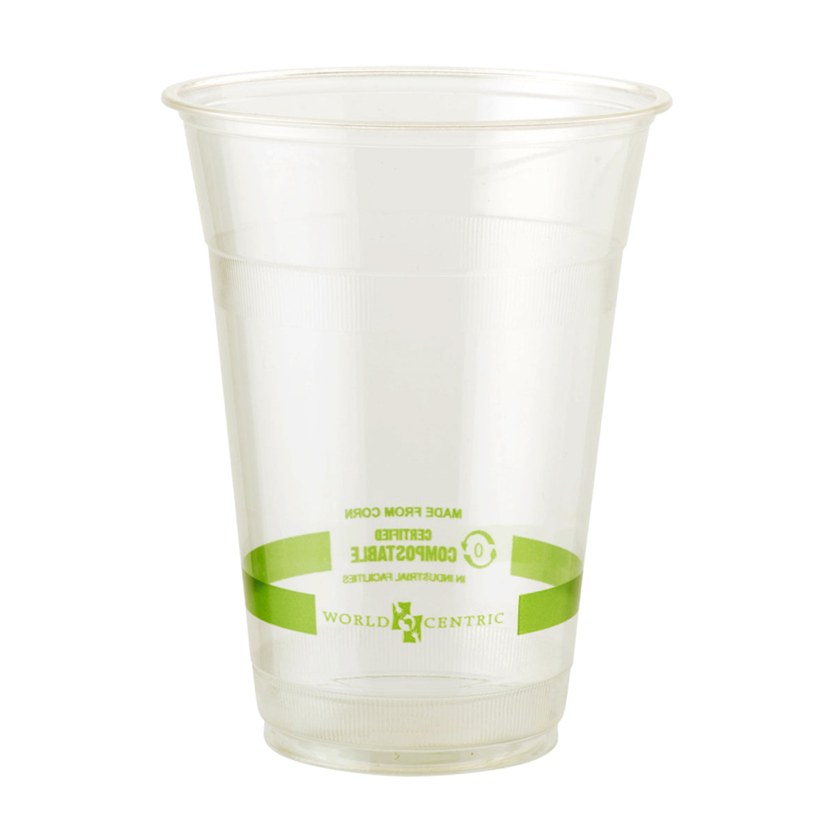 Wholesale World Centric 16 OZ Clear Compostable Cold Cups-1000 CT Bulk