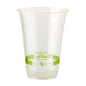 Wholesale World Centric 16 OZ Clear Compostable Cold Cups-1000 CT Bulk