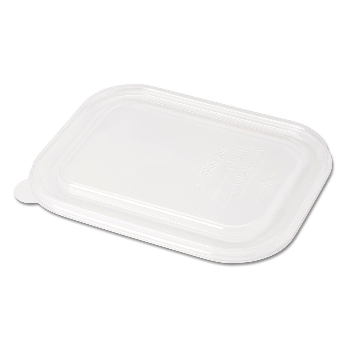 Wholesale World Centric Plastic 32 OZ Take Out Box Lid 50 CT-8ct Case Bulk