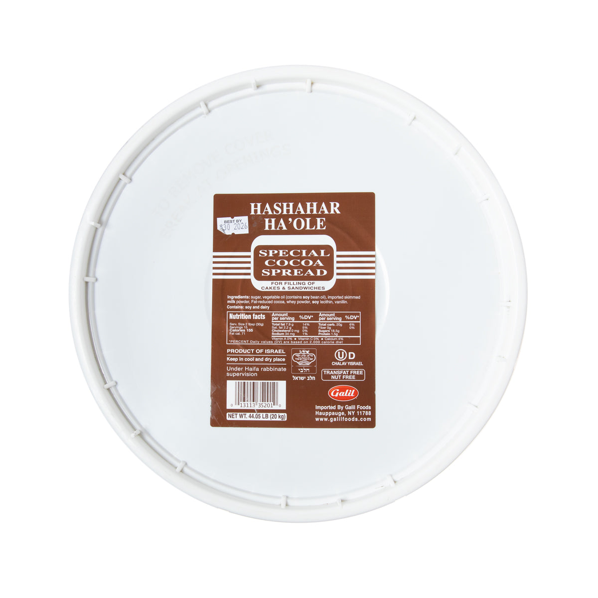 Wholesale BoxNCase Chocolate Spread-20 KG Bulk