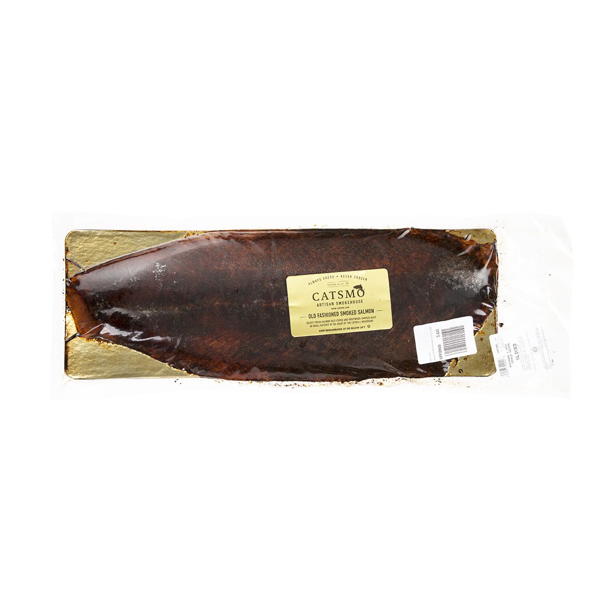 Wholesale Catsmo Pre Sliced Pastrami Smoked Salmon-3.5 LB Bulk