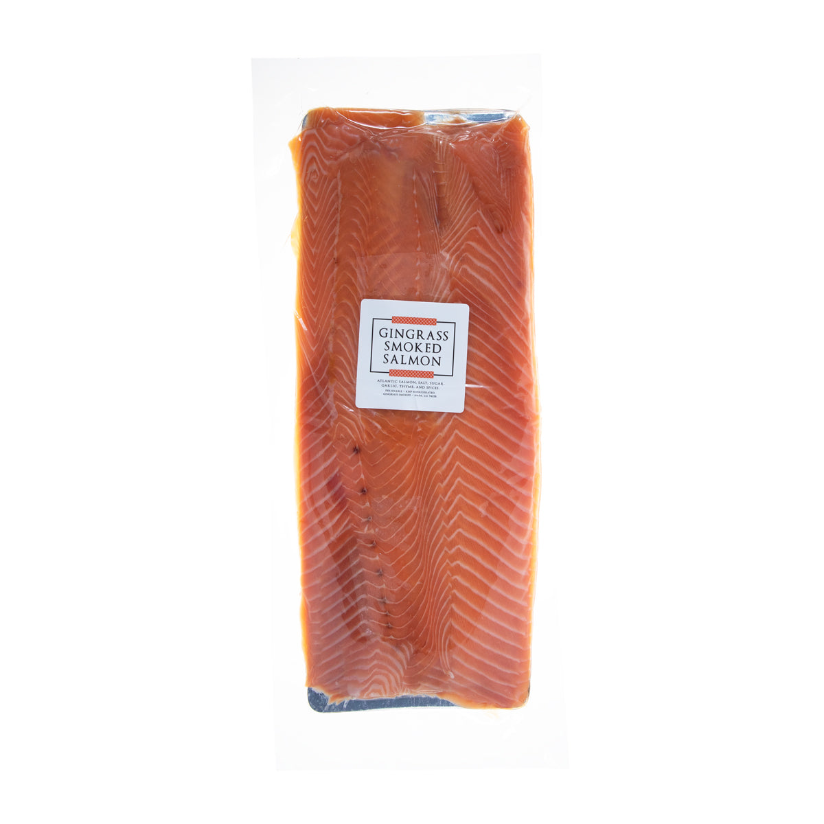 Wholesale Gingrass Smoked Sliced Smoked Atlantic Salmon- Bulk