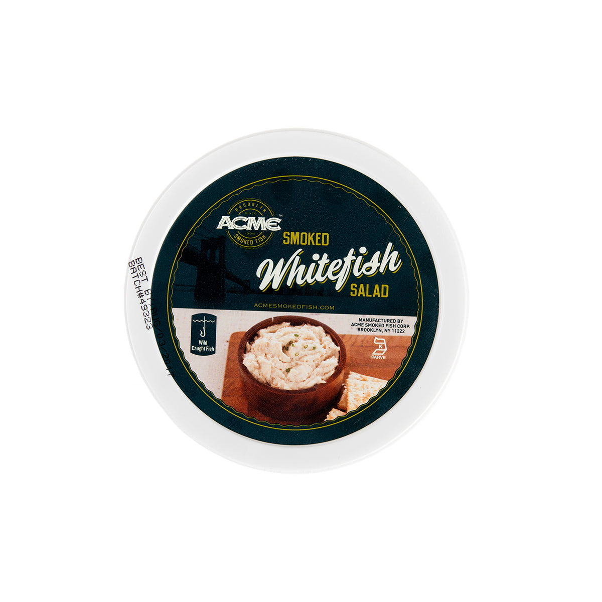 Wholesale Acme Smoked Fish Whitefish Salad 7 Oz Jar-3 Pack Bulk