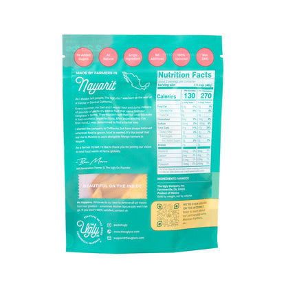 Wholesale The Ugly Co. Dried Sliced Mangos 3 OZ- Bulk