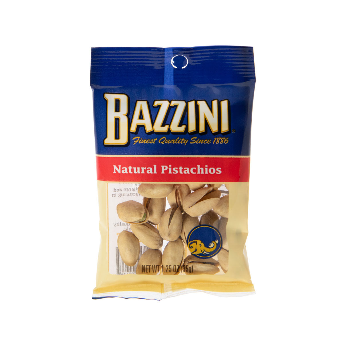 Bazzini Natural Pistachios 1.25 oz
