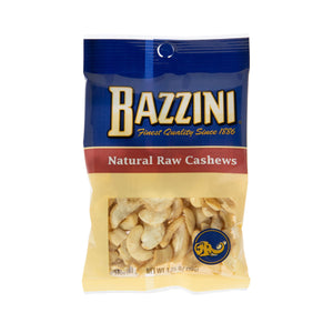 Wholesale Bazzini Raw Cashews 1.25 OZ-12ct Case Bulk