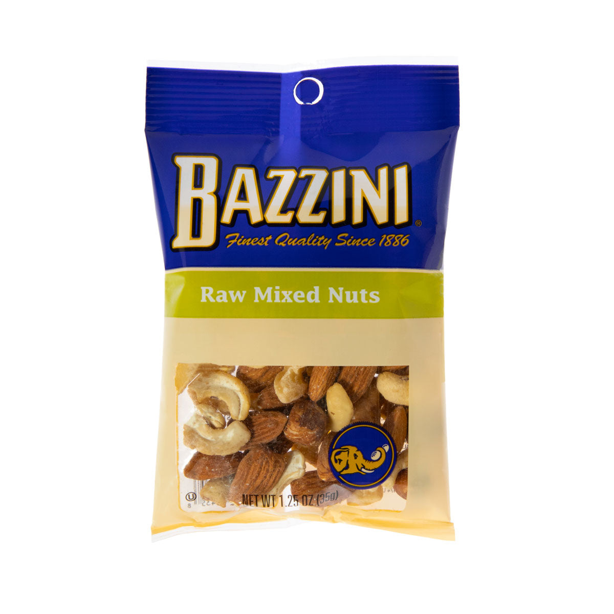 Wholesale Bazzini Raw Mixed Nuts 1.25 OZ-12ct Case Bulk