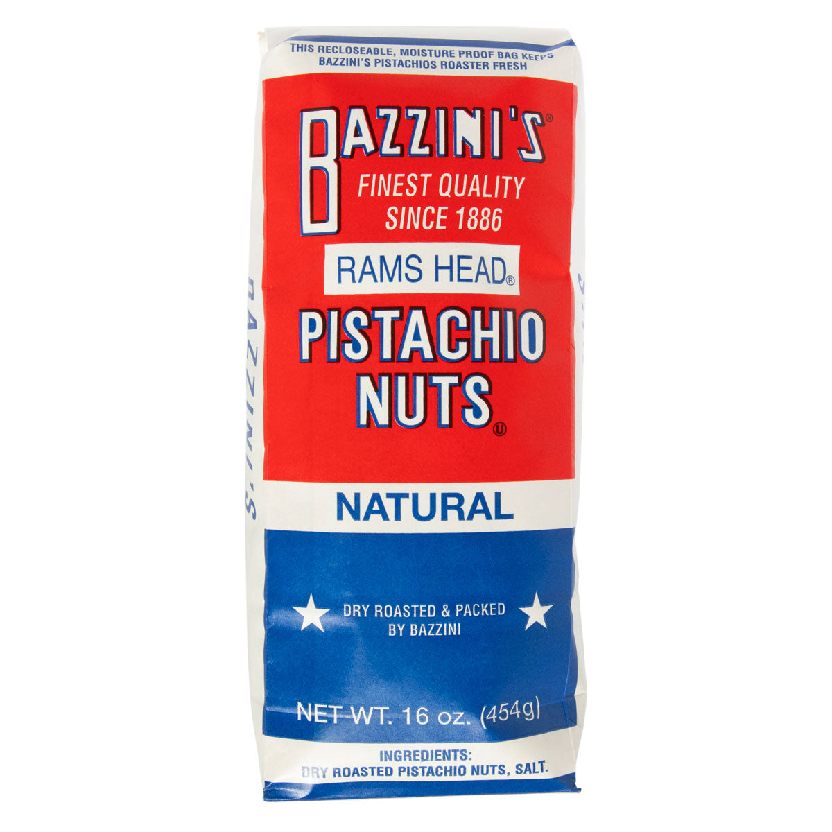 Bazzini Natural Pistachios 1 lb