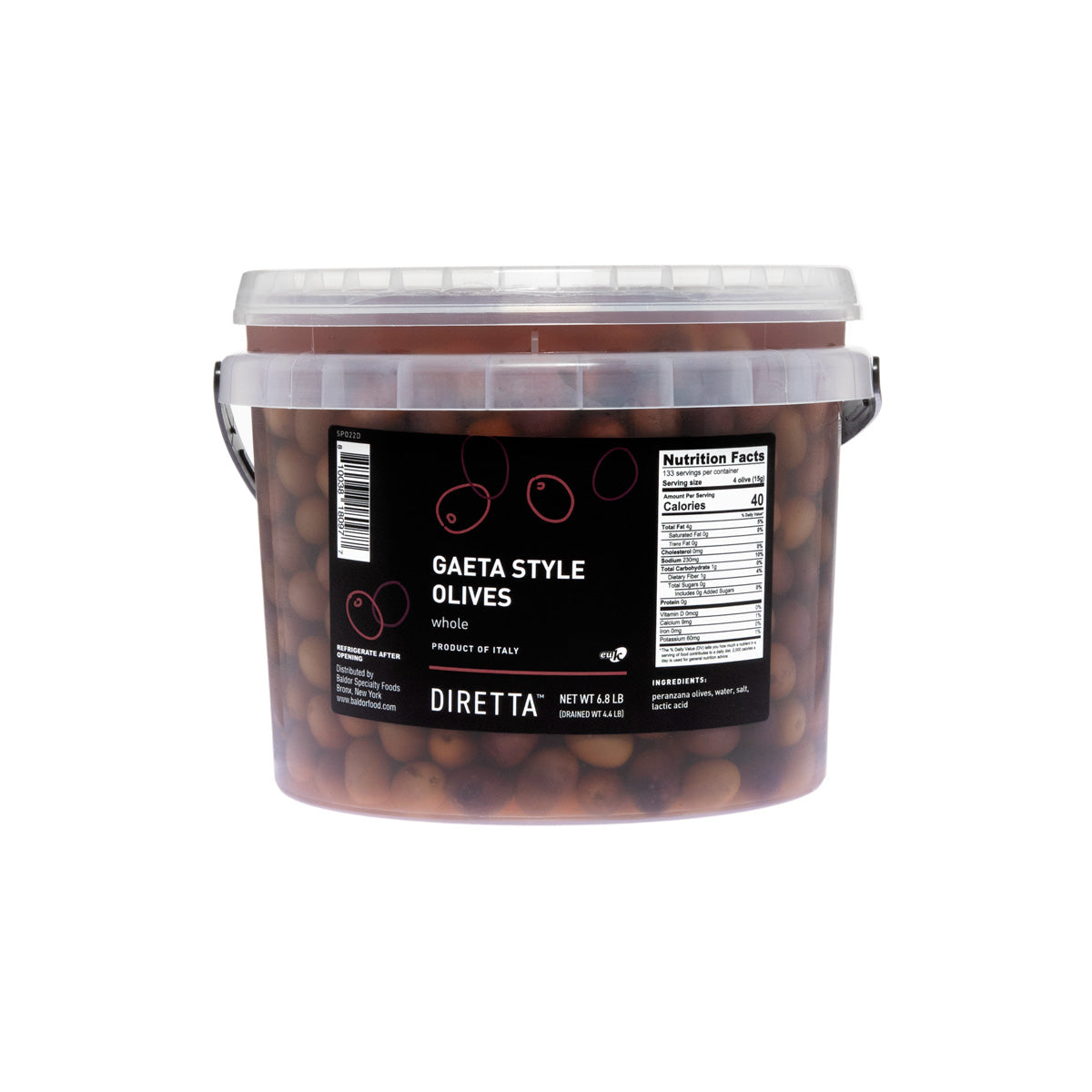 Wholesale Diretta 'Gaeta' Olives- Bulk