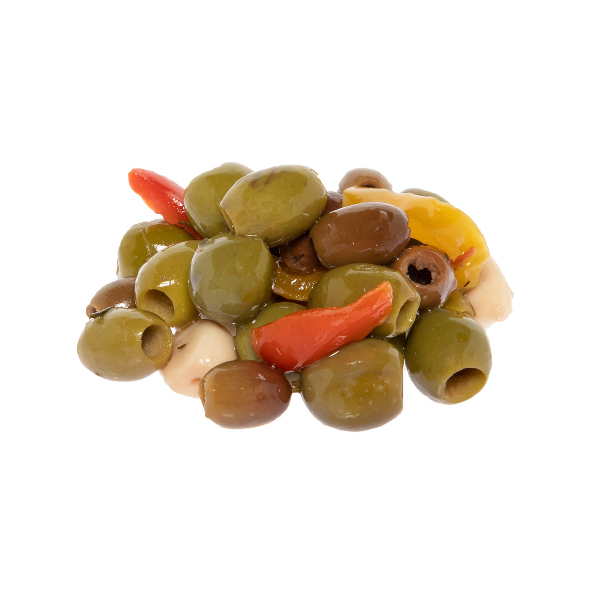 Wholesale Diretta Pitted Black and Green Italian Mixed Olives- Bulk