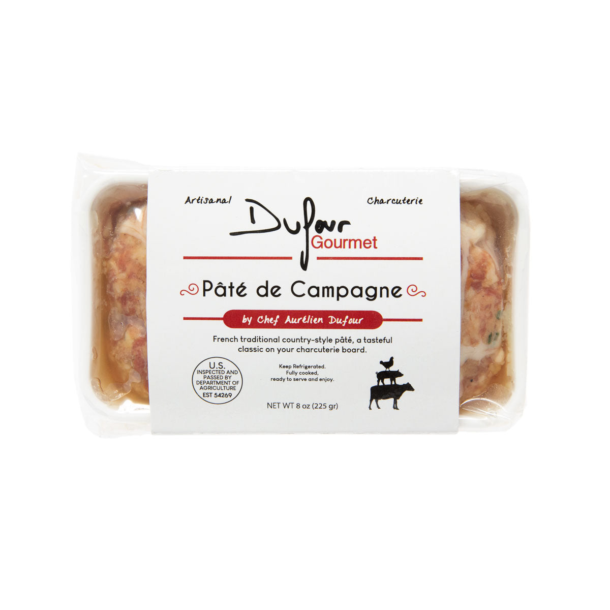 Wholesale Dufour Gourmet Pâté de Campagne- Bulk