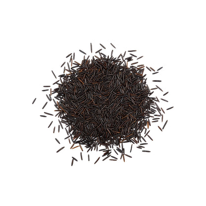 Wholesale Goose Valley Natural Foods Natural Wild Rice- 100% Grade A Black Jumbo- Bulk