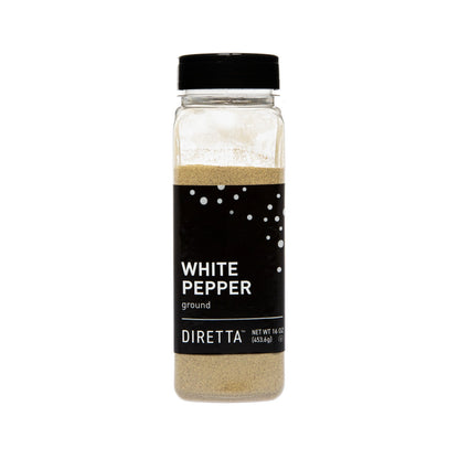 Wholesale Diretta Ground White Pepper-16 OZ Bulk