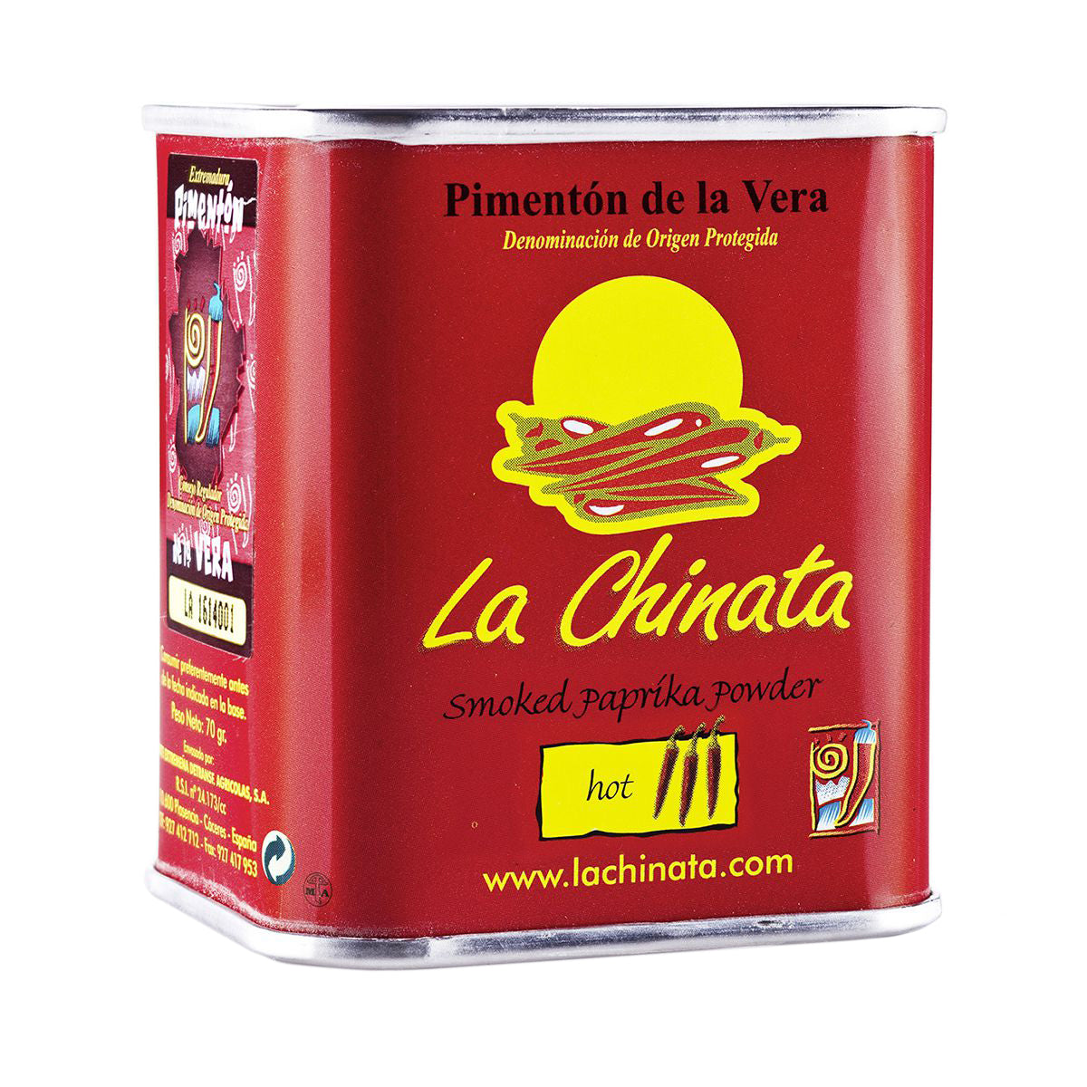 Wholesale La Chinata Hot Smoked Paprika 70 GR-12ct Case Bulk