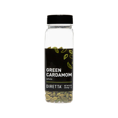 Wholesale Diretta Whole Green Cardamom Pods-8 OZ Bulk