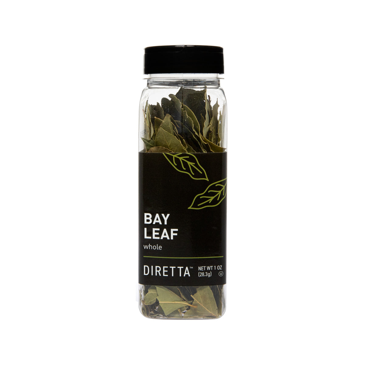 Diretta Dried Bay Leaves 1 Oz Shaker