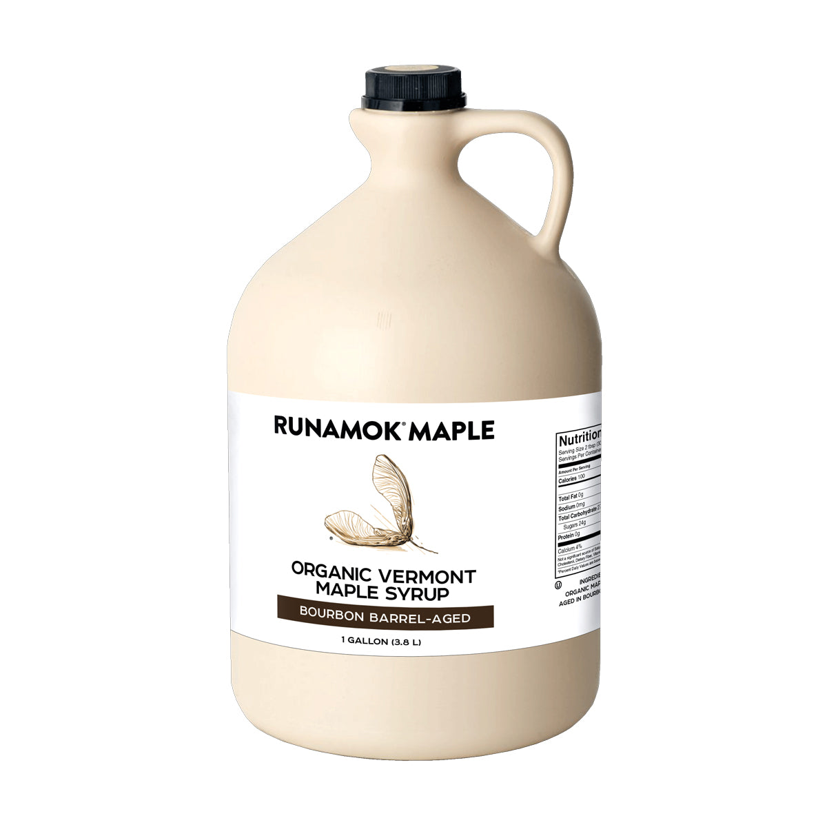 Wholesale Runamok Bourbon Barrel-Aged Maple Syrup-1 GAL Bulk