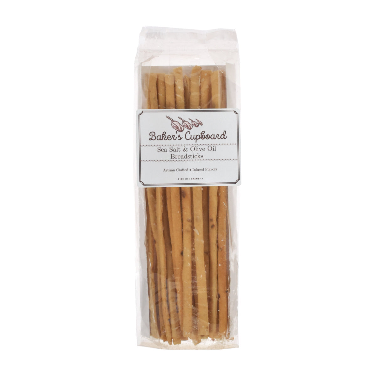 Wholesale Baker'S Cupboard Sea Salt & Olive Oil Breadsticks 4 Oz Bag-12ct Case Bulk