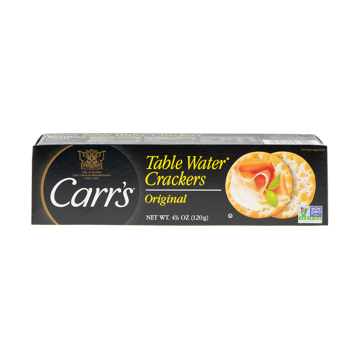 Carr'S Plain Water Crackers 4.25 Oz Box