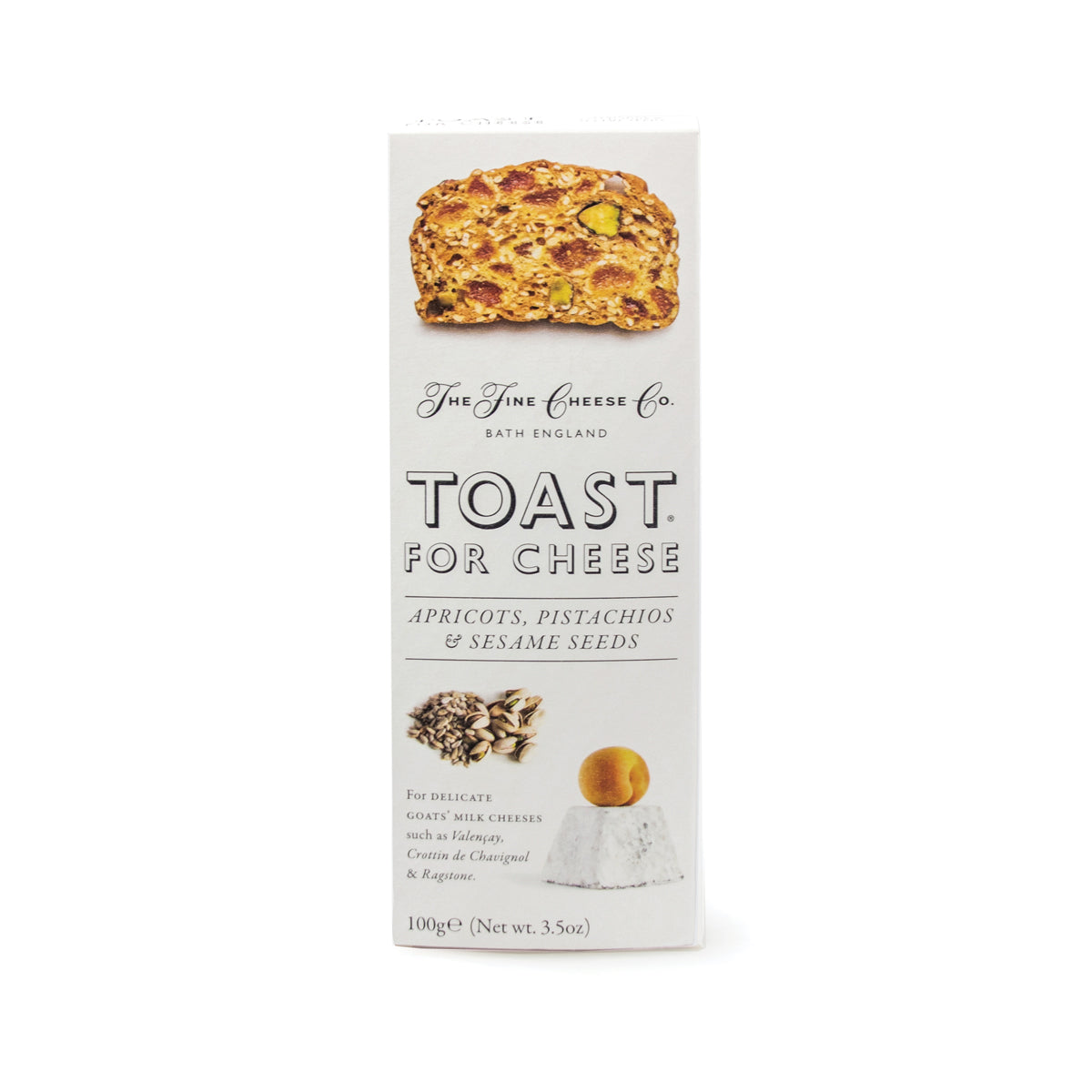 Wholesale The Fine Cheese Co. Apricot, Pistachio & Sesame Seed Crackers 3.5 OZ-6ct Case Bulk