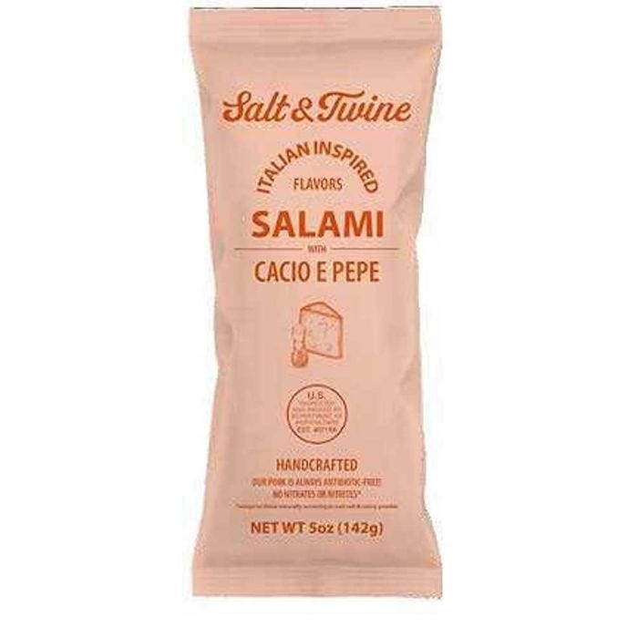 Wholesale Salt & Twine Cacio E Pepe Salami Chub 5 OZ- Bulk