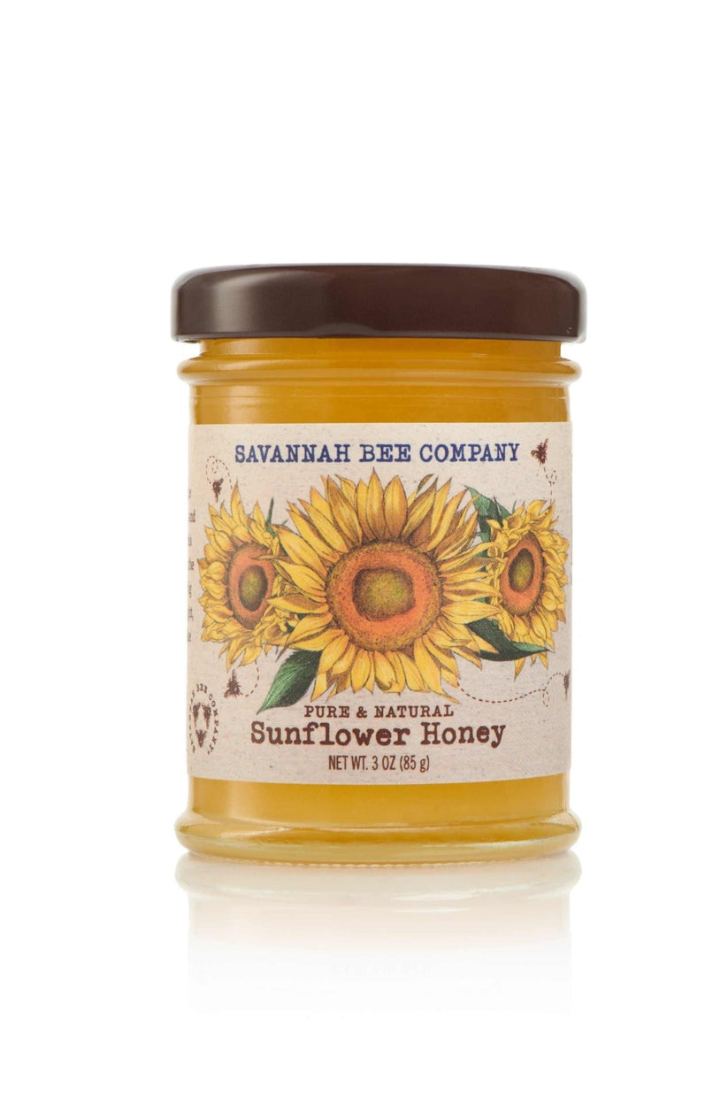 Savannah Bee Company Sunflower Honey 3oz 12ct