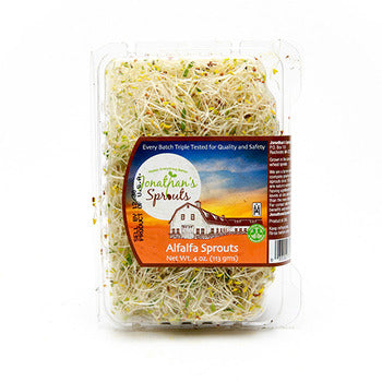 Wholesale Packer Local Organic Alfalfa Sprouts 4 Oz Bag-12ct Case Bulk