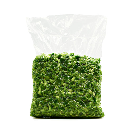 Packer 1/2" Diced Green Peppers 5lb