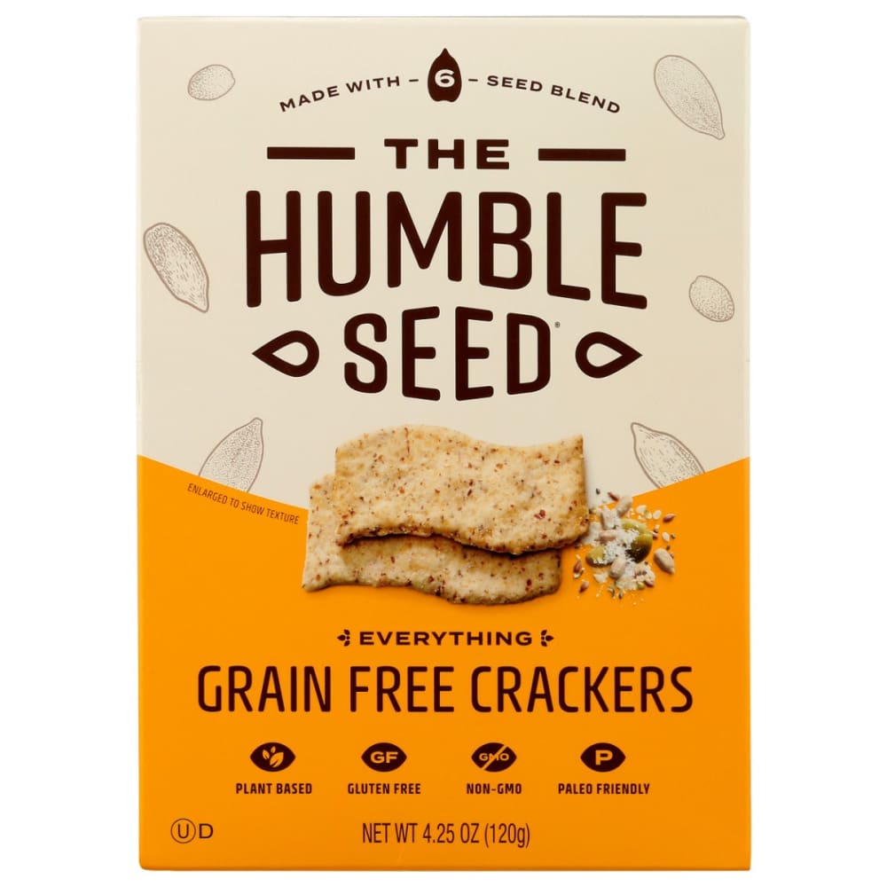 The Humble Seed Everything Grain Free Crackers, 4.25 Oz