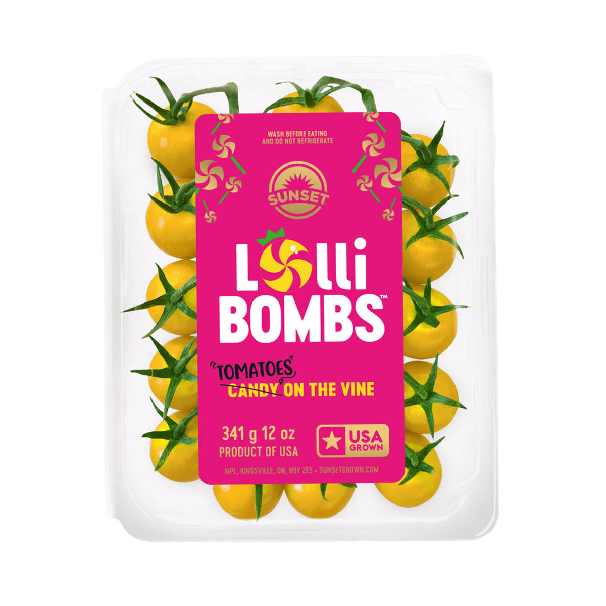 Sunset Flavor Bombs 12oz, Sunset Flavor Bombs Tomatoes 12oz 