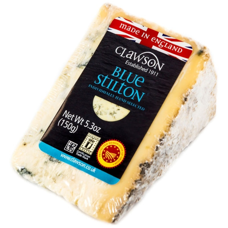 Clawson Blue Stilton Cheese Wedges 5.3oz 12ct