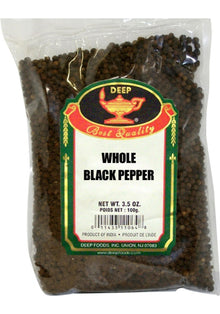 Wholesale Deep Whole Black Pepper 3.5 oz- Bulk