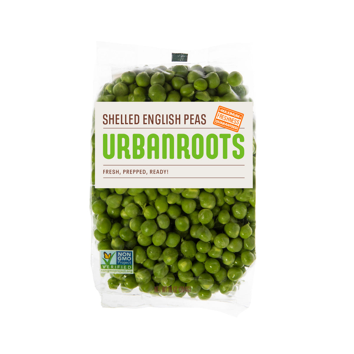 Wholesale Urban Roots Shelled English Peas 10 OZ- Bulk