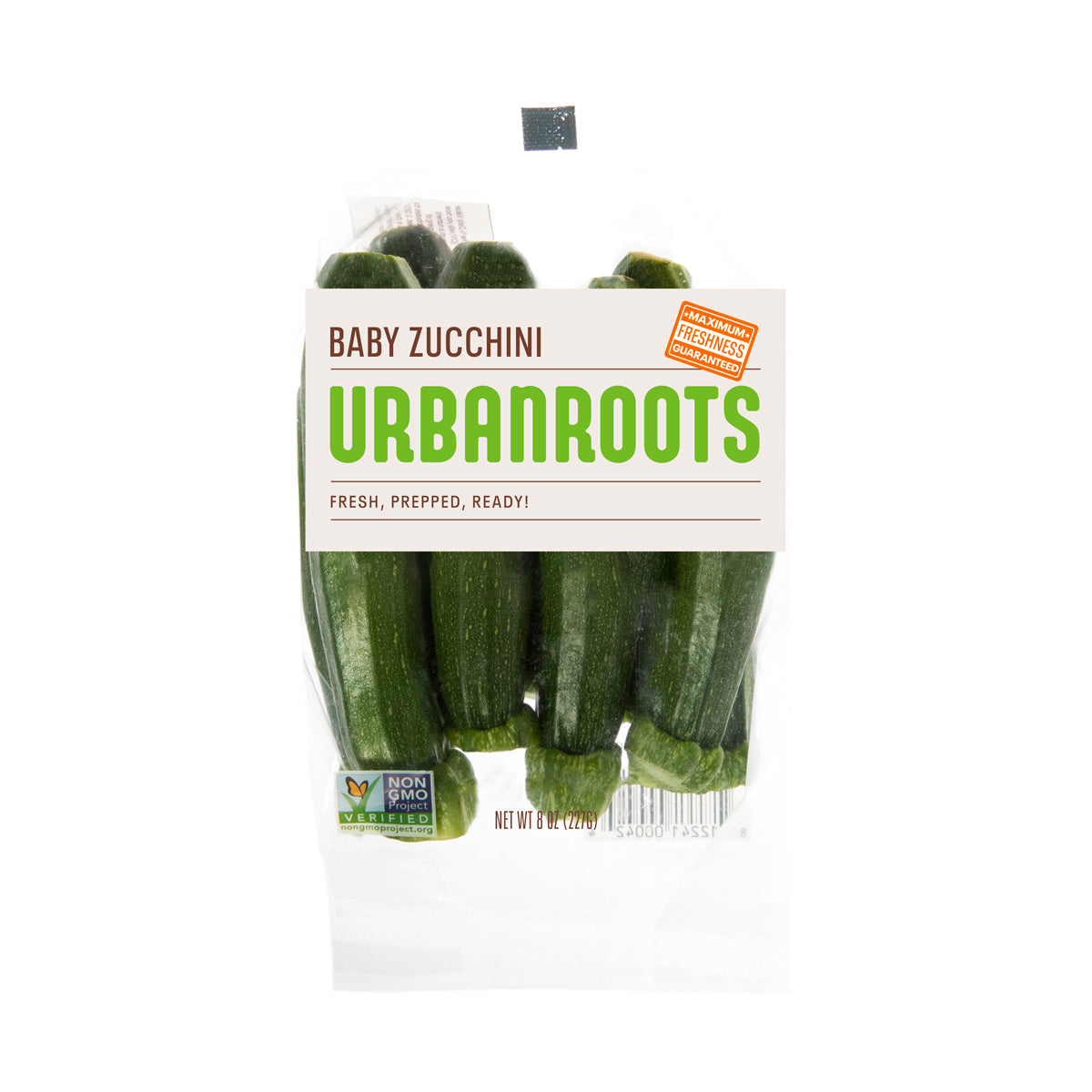 Wholesale Urban Roots Baby Zucchini 8 OZ- Bulk