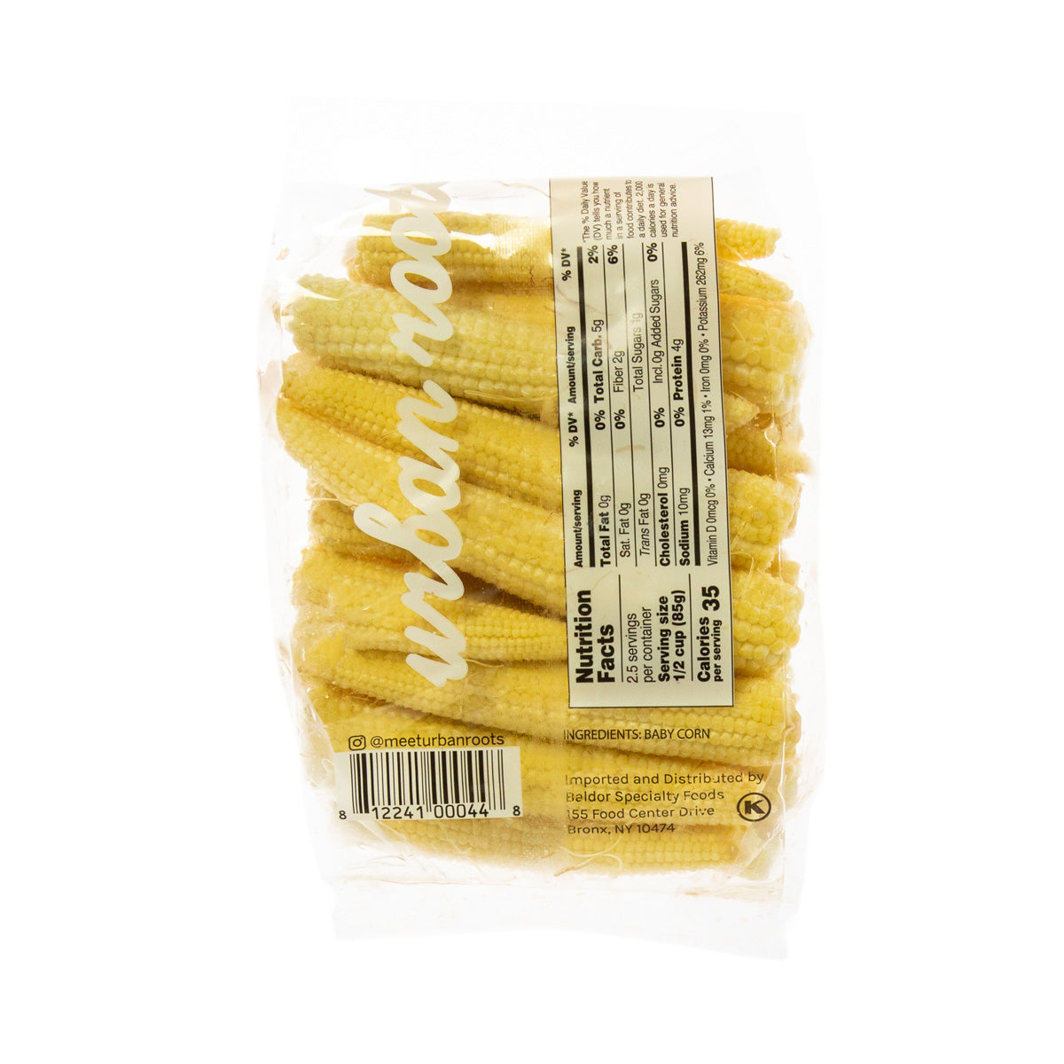 Wholesale Urban Roots Husked Baby Corn 8 OZ- Bulk