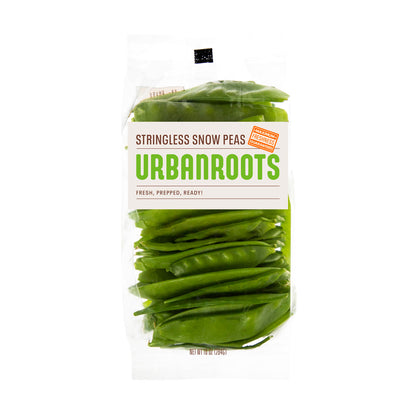 Wholesale Urban Roots Stringless Snow Peas 8 OZ- Bulk