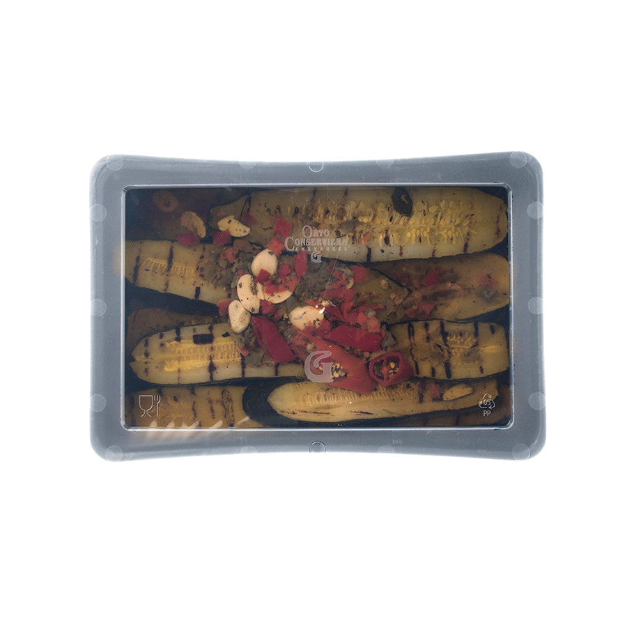 Wholesale Ortoconserviera Grilled Zucchini Tray-4.18 LB Bulk