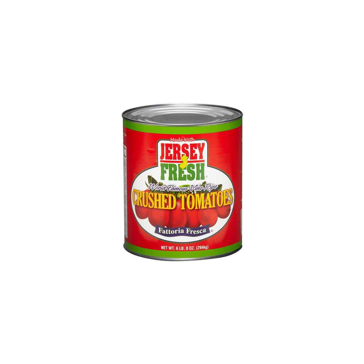 Wholesale Jersey Fresh Crushed Tomatoes 6.5 lb Can-6ct Case Bulk