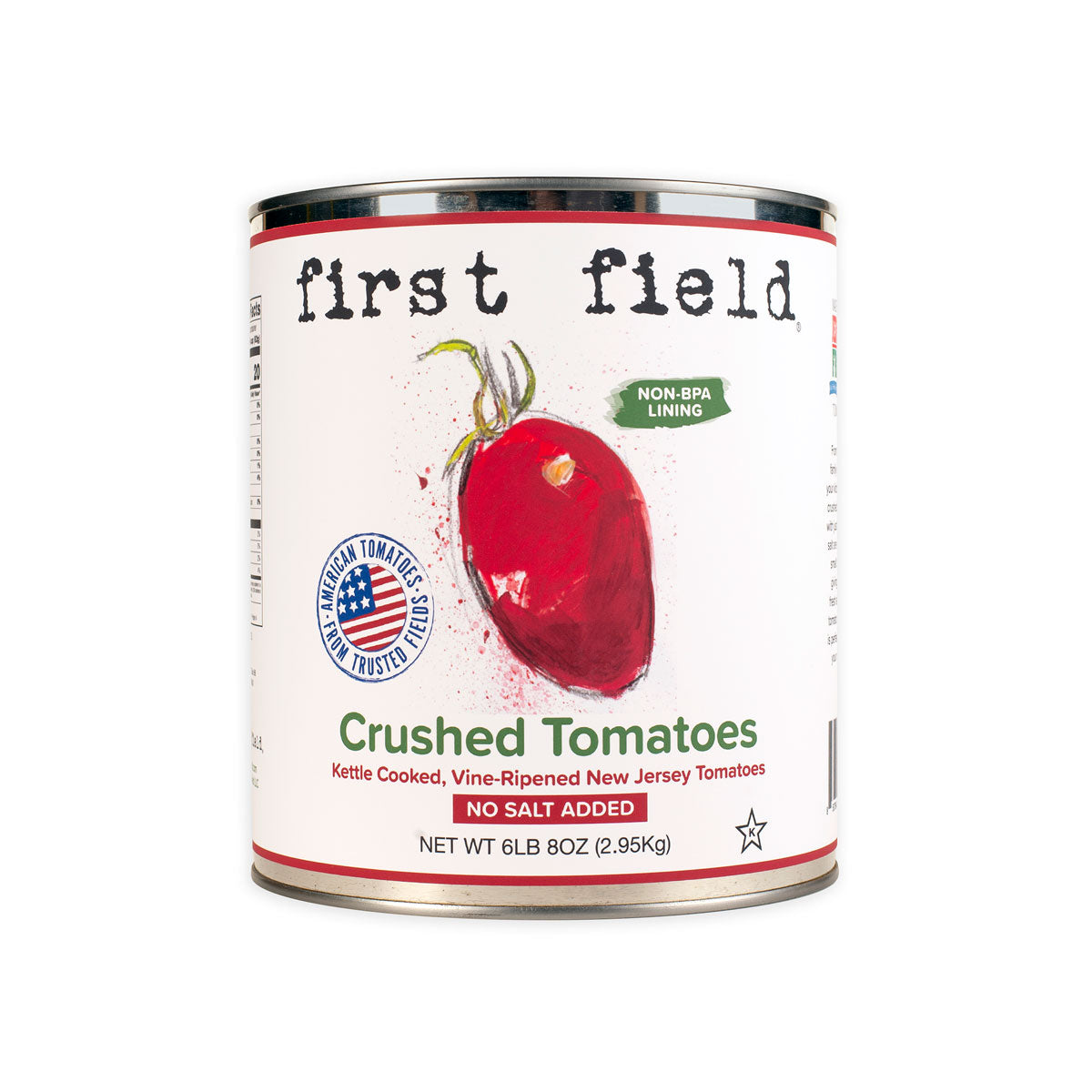 Wholesale First Field Crushed Tomatoes #10-6ct Case Bulk