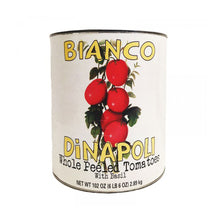 Wholesale Bianco Dinapoli Whole Peeled Tomatoes with Basil #10-6ct Case Bulk