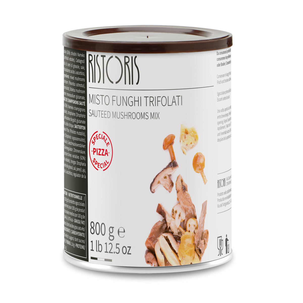 Wholesale Ristoris Sauteed Mushroom Mix 800 GR- Bulk