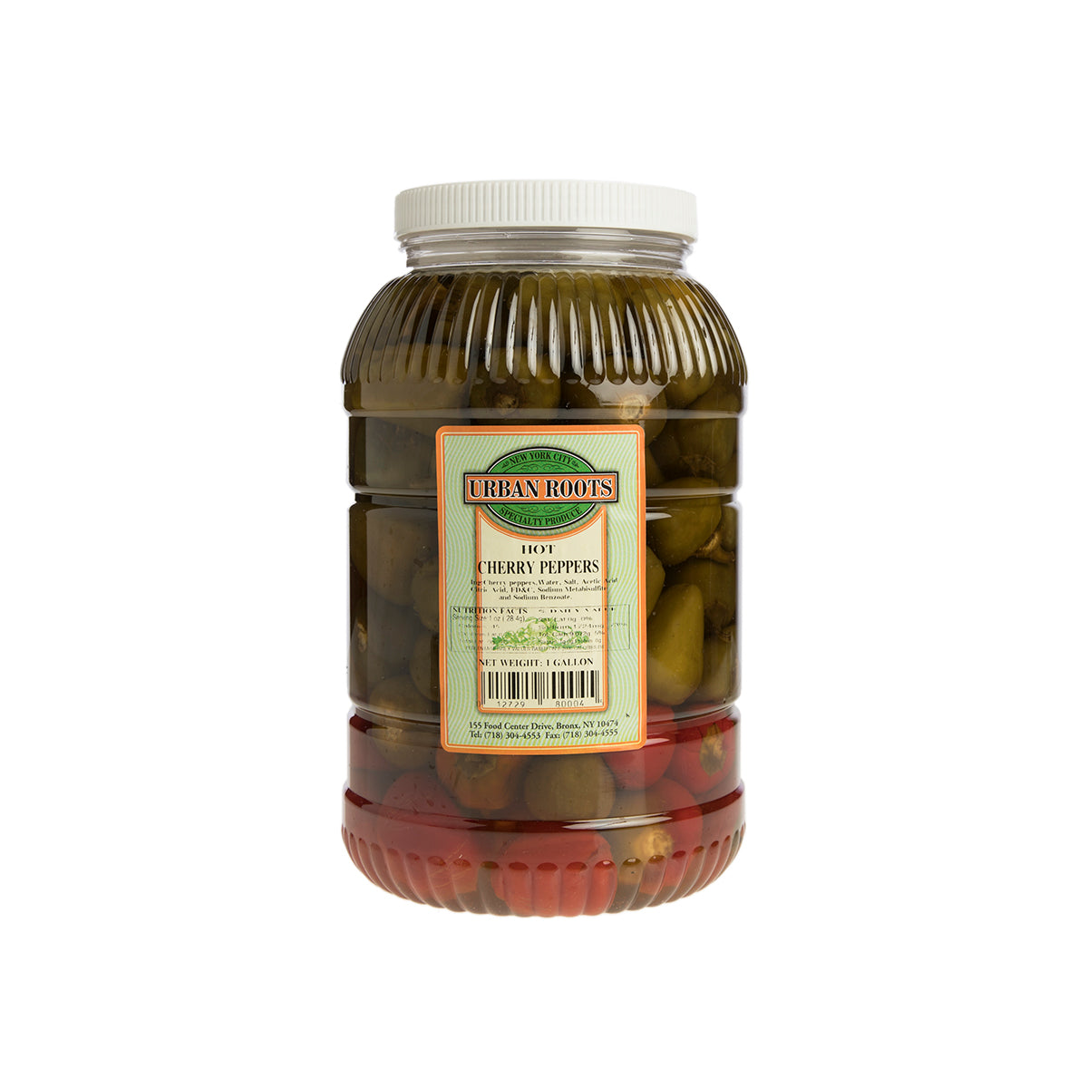 Urban Roots Hot Cherry Peppers 128oz Jar