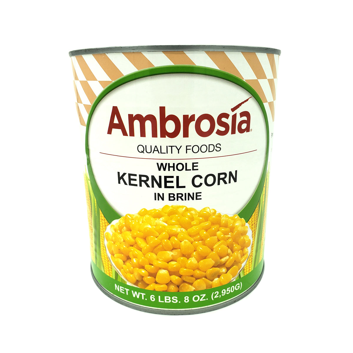 Wholesale Ambrosia Fancy Whole Kernel Canned Corn #10-6ct Case Bulk