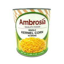Wholesale Ambrosia Fancy Whole Kernel Canned Corn #10-6ct Case Bulk