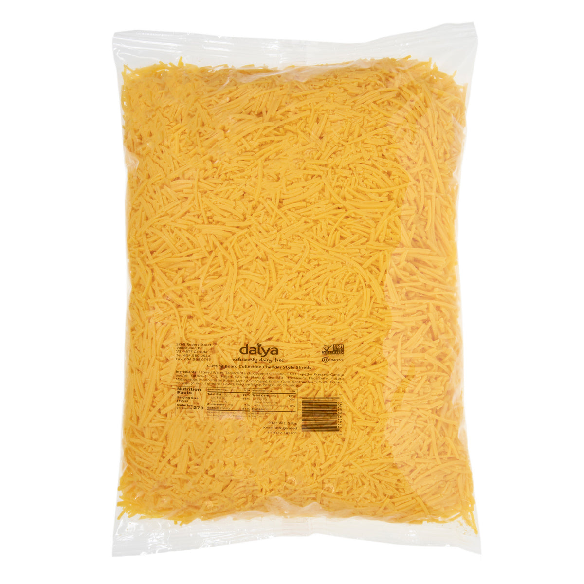 Wholesale Daiya Shredded Vegan Cheddar Cheese- Bulk