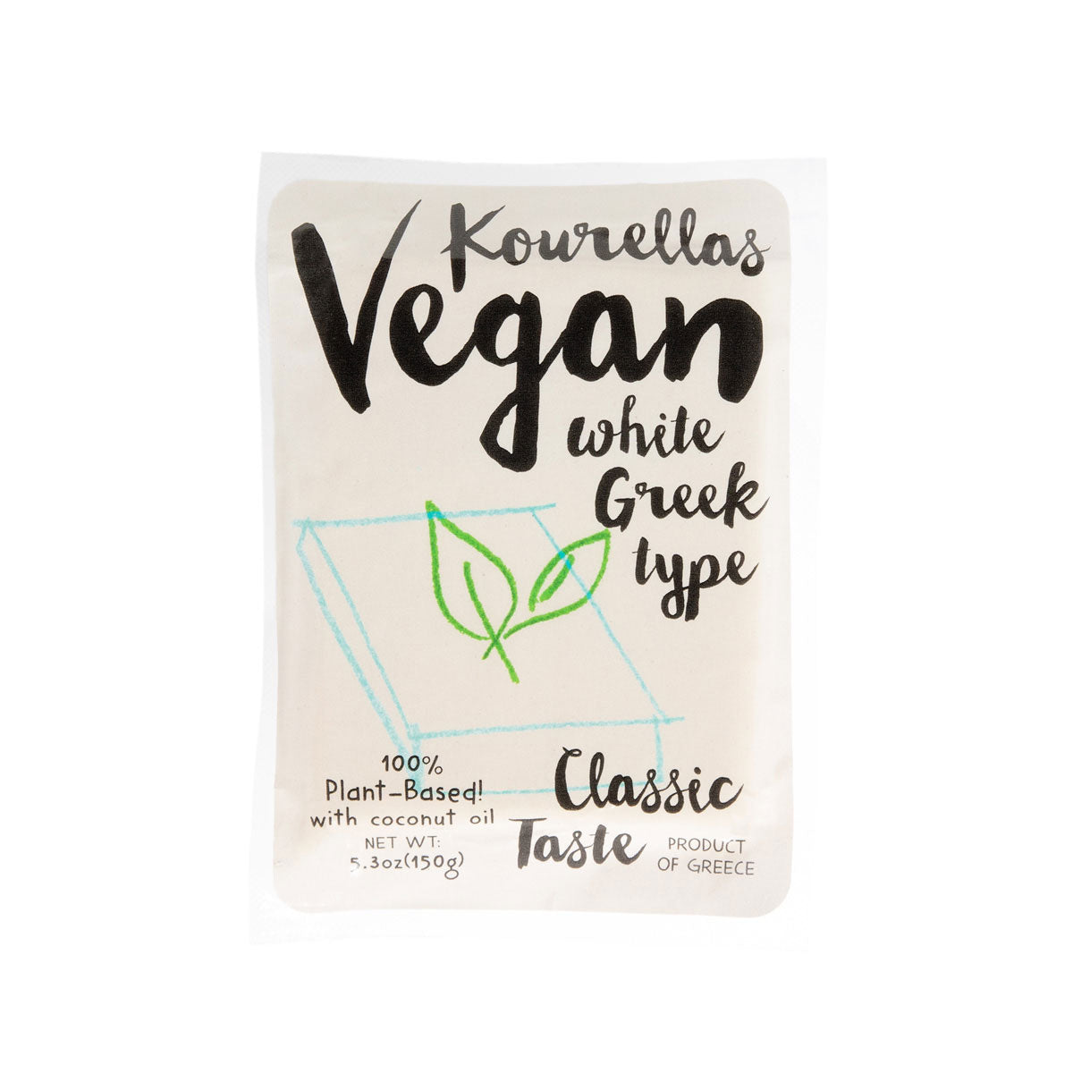 Wholesale Kourellas Plain Greek Vegan Style Feta Cheese 5.3 Oz- Bulk