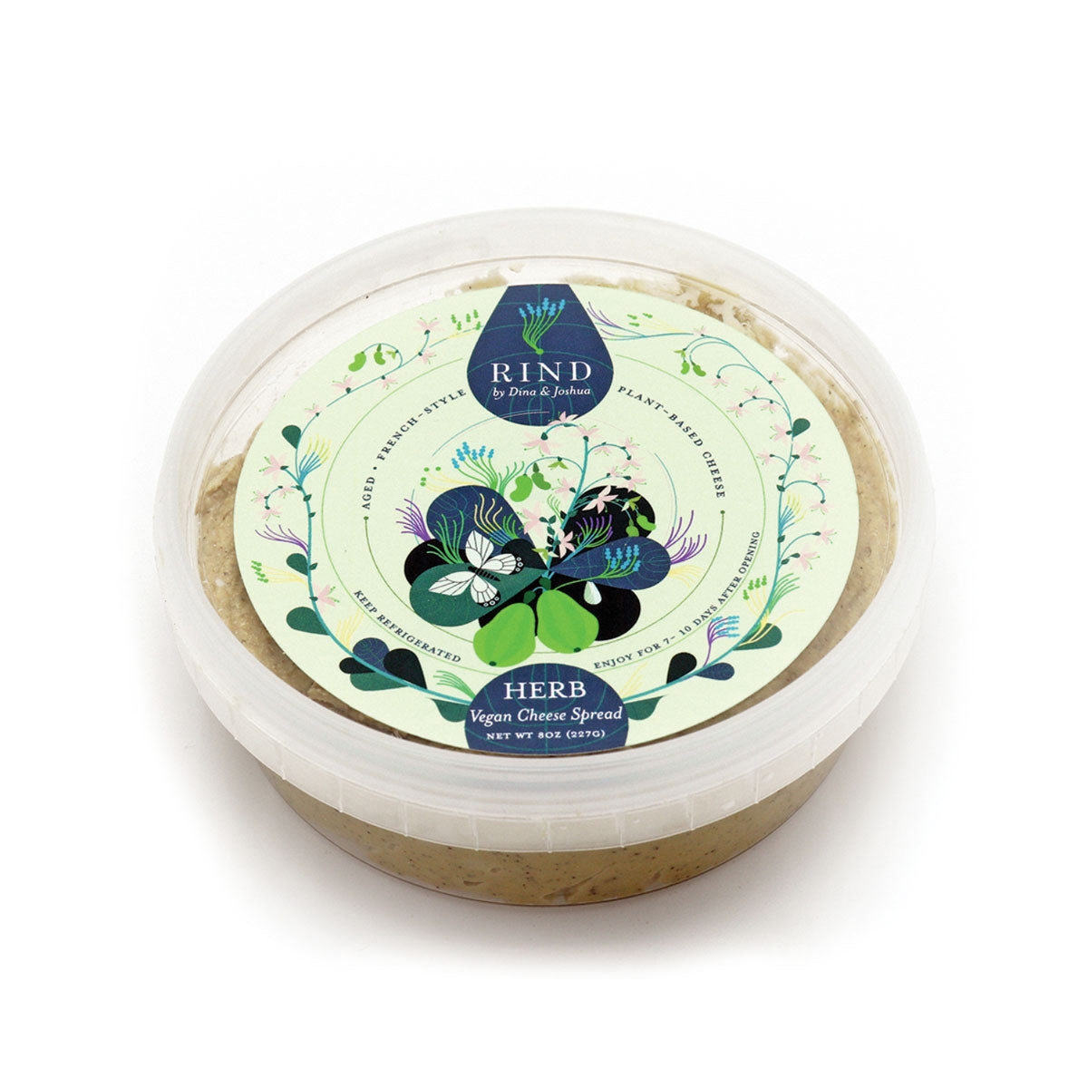 Wholesale Rind Vegan Herb Cheese Spread 8oz Bottle-8ct Case Bulk