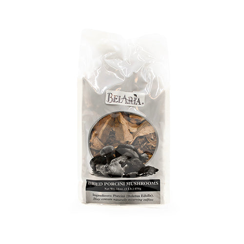 BelAria Dry Porcini Mushrooms 1 lb Bag